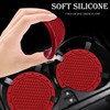 MEAJOO 4PCS Car Cup Holder Coaster, Non-Slip Cup Holders Embedded