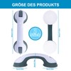 Grab Bars for Seniors, Pack of 2 Suction Cup Shower