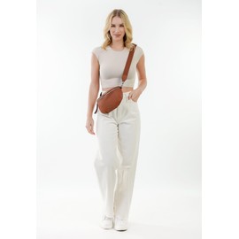 Tamaris TAS Alessia 30817 Women's Shoulder Bag Plain, Cognac, Unit size