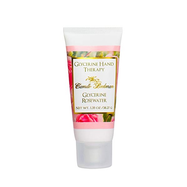 Camille Beckman Glycerine Hand Therapy Cream, Glycerine Rosewater, 1.35 Ounce