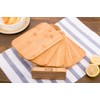 Bamboo Cutting Board Set for Kitchen,Small Cutting Boards with Holder,Serving