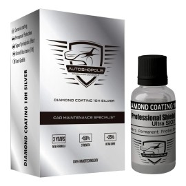 Recubrimiento Cerámico Diamond 10H Silver Brillante Hidrofóbico 30ml
