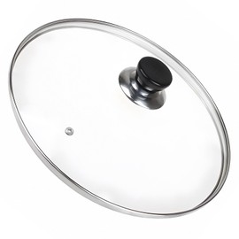 10 Inch Pan Lid, 10 Inch Frying Pan Lids, Tempered Glass Cast Iron Lid for Skillets, Fry Pan, Wok Pot (10 inch)