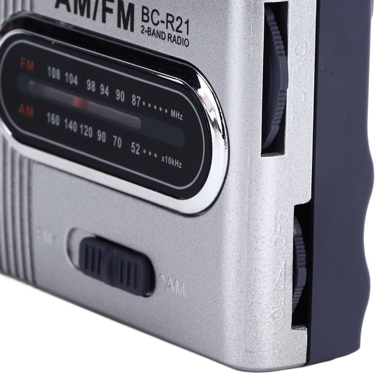 Portable Pocket Radio Mini Radio Player AM FM Compact Radio
