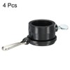 sourcing map Flag Pole Rings Mounting Clips Rotating Adjustable Fasteners