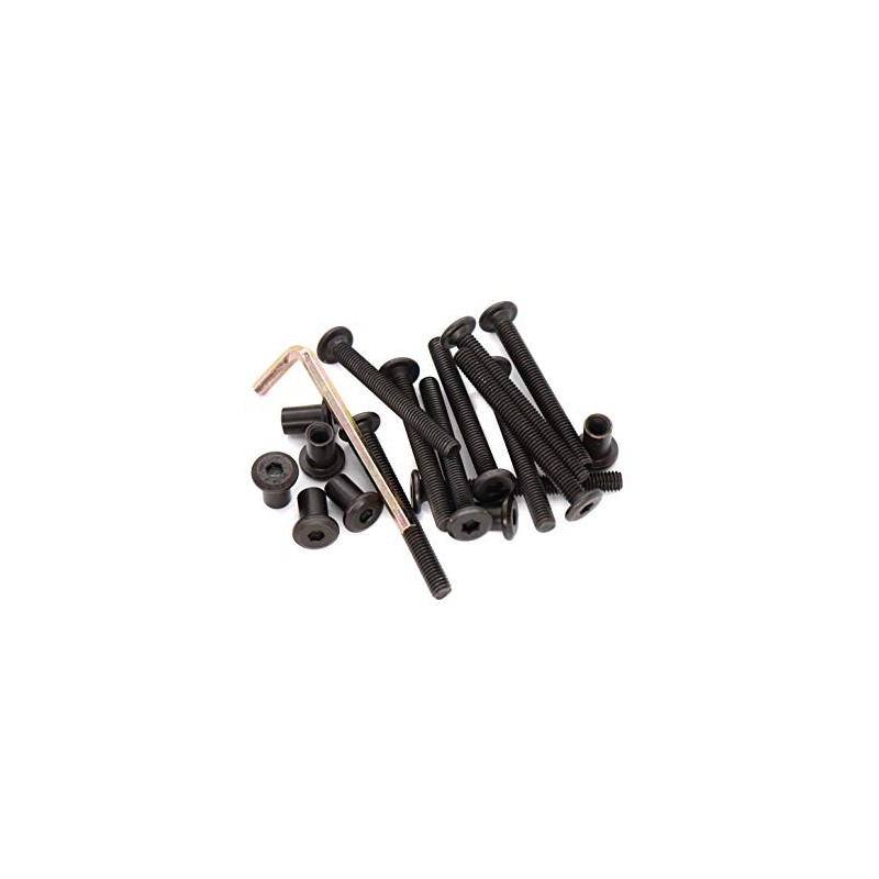 binifiMux 10-Pack M6x65mm Black Socket Cap Screws Barrel Nuts Kit