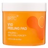 BRTC V10 Peeling Pad 165ml, 80 sheets, 1 piece / 비알티씨 V10 필링패드 165ml, 80매입, 1개