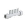 Hep2O 22mm x 10mm 4 Port Open Rail Manifold