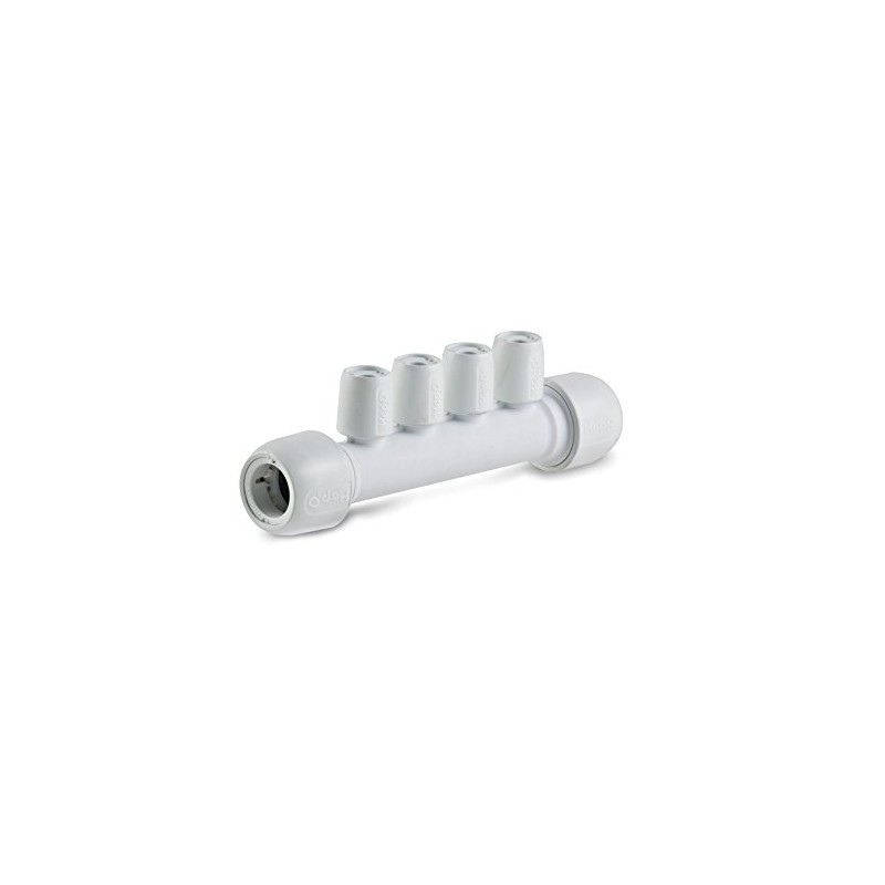 Hep2O 22mm x 10mm 4 Port Open Rail Manifold