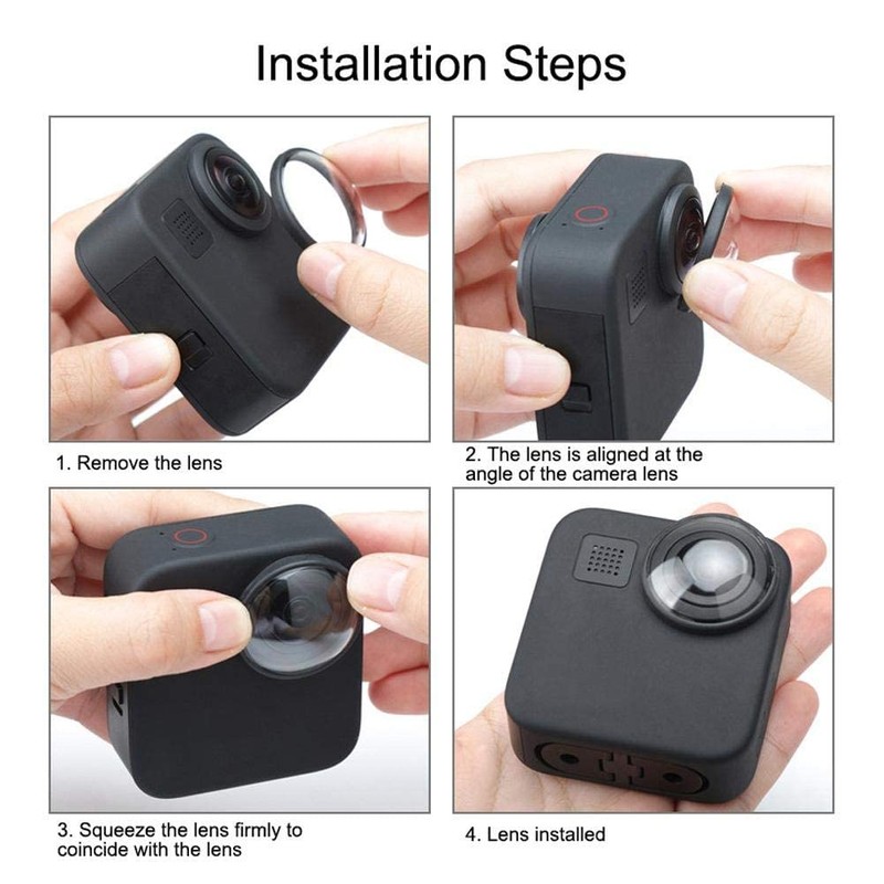 2PCS Lens Protective Lens-Best for GoPro max,Lens Cover Anti-Scratch