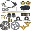 29" Go Kart Rear Axle Kit with Brake Assembly Chain