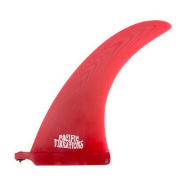 Pacific Vibrations 9.25” PACIFIC VIBRATIONS Longboard SURFBOARD fin Volan Fiberglass Flex Tip