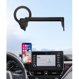 MaserWeller Car Phone Holder for Toyota Camry/Hybrid 2021-2024 Accessories 7-Inch Screen Fixed Clip, 360° Rotation Phone Mount Compatible with MagSafe, Cell Phone Holder That Does Not Affect Air Vent