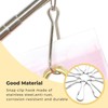 50 Pcs Flag Pole Clips,50mm Stainless Steel Flagpole Attachment,Lanyard Snap