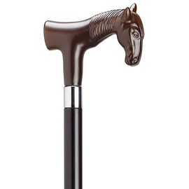 Fritz Handle Horse Head Cane Walking Stick (Brown)