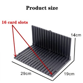 Model Parts Shelving Rack, Model Rack, Suitable For Gundam Models And Action Character Models, Plastic Tool Rack For Sorting And DIY Model Parts, Black (ONE)