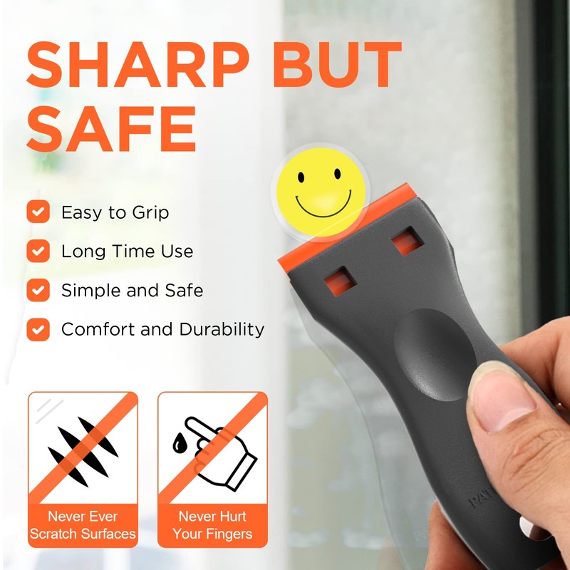 Plastic Razor Blades Scraper Tool - 2 Pack Wall Paint