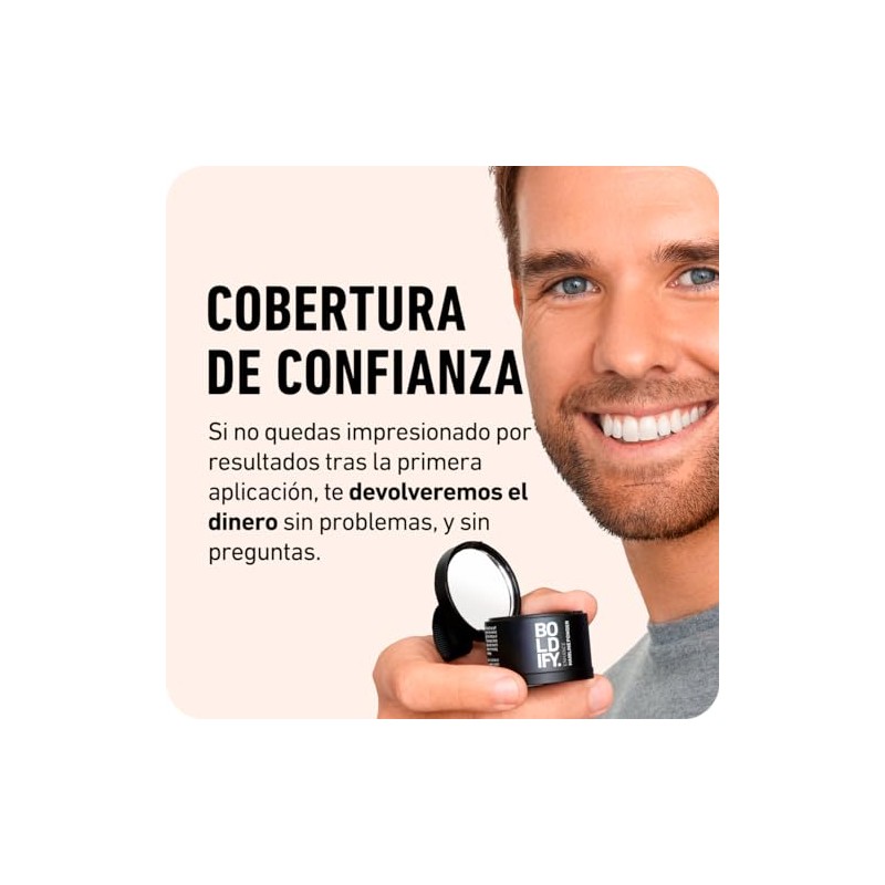 BOLDIFY Polvos Retoca Raíces – Cubre Canas Mujer y Hombre