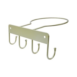 Savagrow Wall Mount Ball Holder Gold Basketball Sand Sport Indoor Ball Display Rack for Volleyball, Football with Storage Hook