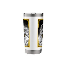 Dogecoin To The Moon Astronaut Funny Doge Crypto Bling Chain Stainless Steel Insulated Tumbler