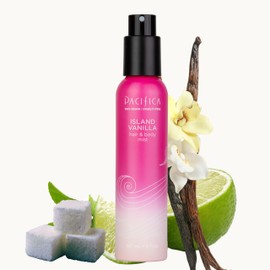 Pacifica Pacifica Hair Mist Perfume & Full Body Spray for Women - Island Vanilla Body Mist Fragrance w/Sugar, Vanilla & Sandalwood Clean Beauty Alcohol-Free, Vegan & Cruelty-Free, 5 oz