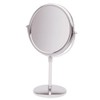 Jerdon Two-Sided Tabletop Makeup Mirror - Makeup Mirror with 5X