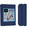 Maya Bedding Standard Size Pillowcase Set – Royale Blue, 400