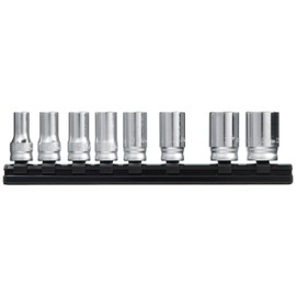 Yamashita Industrial Laboratory, Koken 0.37 inch (9.5 mm) Insert, Z-EAL Semi Deep Socket Rail Set, 8-piece Set, RS3300XZ8