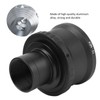 Telescope Adapter Ring Black Aluminum Alloy 1.25" Astronomical Telescope T-Mount