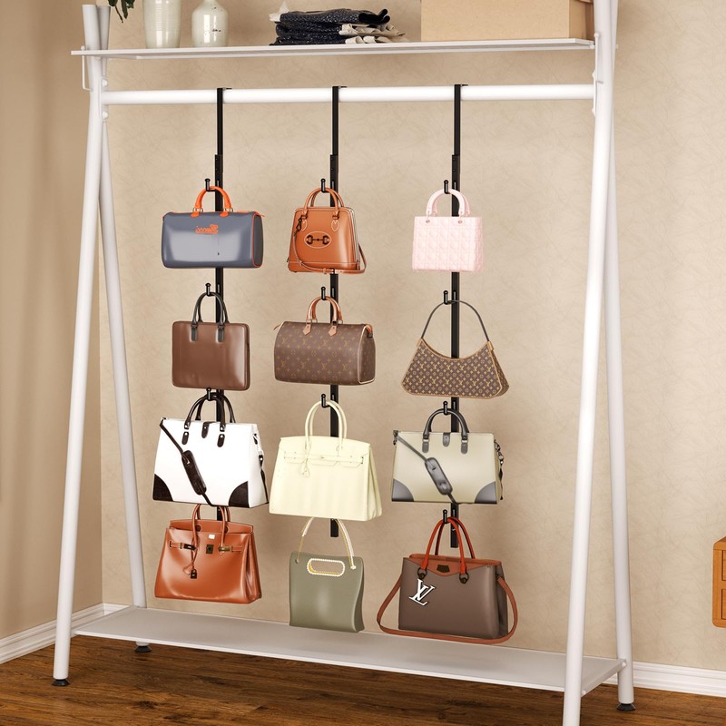 SWTYMIKI Over Door Hat Rack - 3 Packs Metal Hanging