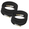 Paquete de 2 cables de guitarra de 1/4 de pulgada