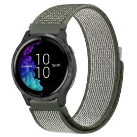 Meliya Bands Compatible with Garmin Venu 2 Plus / Venu Sq / Venu / Vivoactive 3 / Vivoactive 5 Watch Band Women Men, Soft Nylon Sport Replacement Strap for Garmin Vivomove Sport, Vivoactive 3 Music,