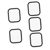OSALADI 5pcs Mini Compatible Replaceable Watch Case Tempered Protector Lightweight