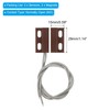 PATIKIL Magnetic Reed Switch, 2 Pack NO Wired Surface-Mounted Magnetic