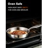 VENTION Tri-Ply Stainless Steel Frying Pans Set, 8”/10”/12” Induction Cooking