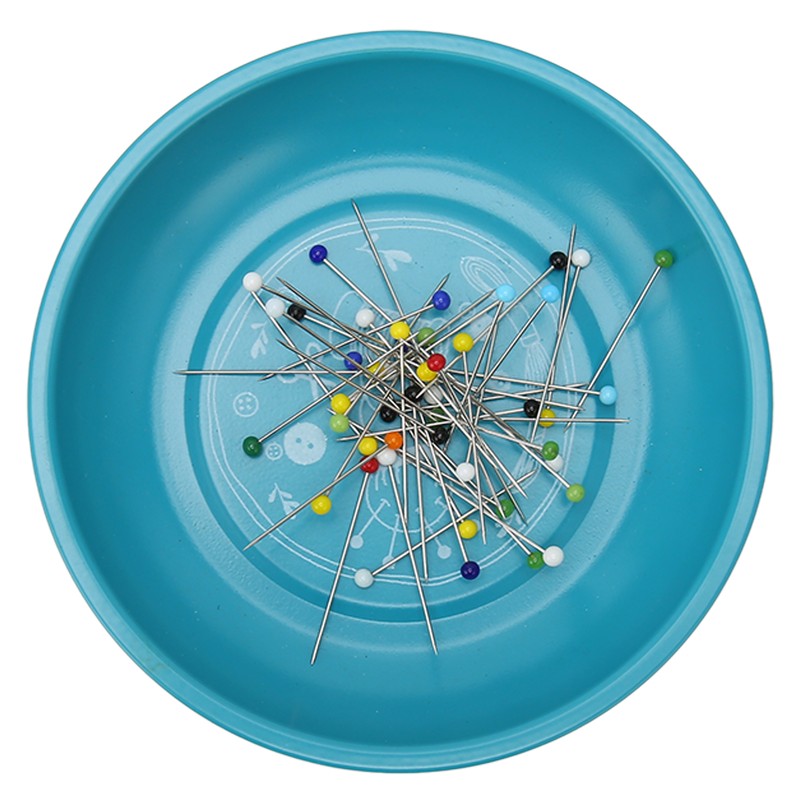 Magnetic Bowl Pin Dish with 150pcs Bead Needles Safe 430