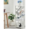 ZEXVIDA Bookshelf with Drawer,8 Tier Tree Bookcase Retro Floor Standing