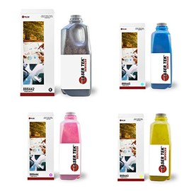 Laser Tek Services Compatible Ricoh Type 160 888442 888445 888444 888443 Toner Refill Kit Replacement for Ricoh Aficio AP3800C AP3850C CL7000 Printers (Black, Cyan, Magenta, Yellow, 4-Pack)