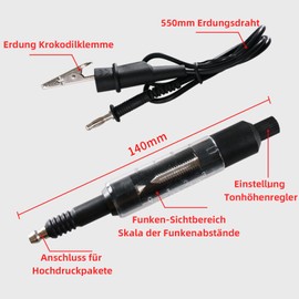Zündkerzen Tester Zündsystem Zündkerzenprüfer für Pkw, Lkw, Motorräder, Rasenmäher, Kettensägen Detektor Diagnosewerkzeug anpassten Diagnosewerkzeug