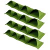 4Pcs 4 Pocket Plant Grow Bag Wall Mounted Reusable Degradable
