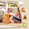 Xumann 23cm Capybara Plush Toy, Cute Animal Capybara Teddy Toy,