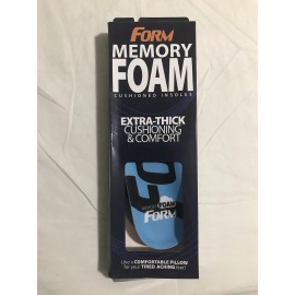 Form Memory Foam Cushioned Insoles Extra-Thick Cushion G (M:9-9.5, W: 10.5-11)