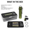 Galaxyman EDC Flashlight Rechargeable,1300 Lumen and 310M Long Throw LED