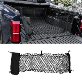 Zekzoop Cargo Net Compatible with 2024 2025 2026 Toyota Tacoma Envelope Style Truck Storage Net Dense Mesh with Free Storage Bags for 2025 Tacoma Exterior Accessories (4.1'×1.5')