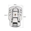 uxcell 92mm x 50mm Metal Small Size Suitcase Lock Hasp