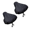 ST TS Bicycle Saddle Cover 2 Pack Waterproof Saddle Cover