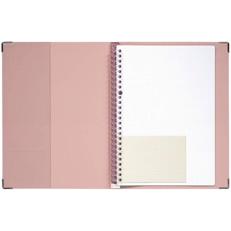 Maruman Yuance B5 Binder with 26 Holes, Light Pink F119-38