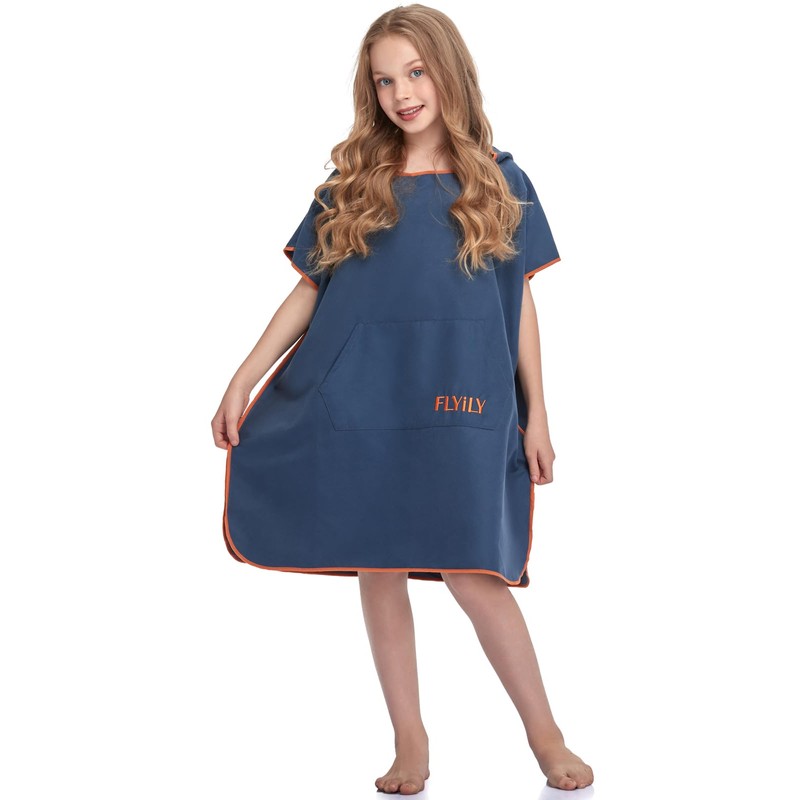 FLYILY Surf Poncho Mobile Changing Aid and Cuddly Bathrobe in