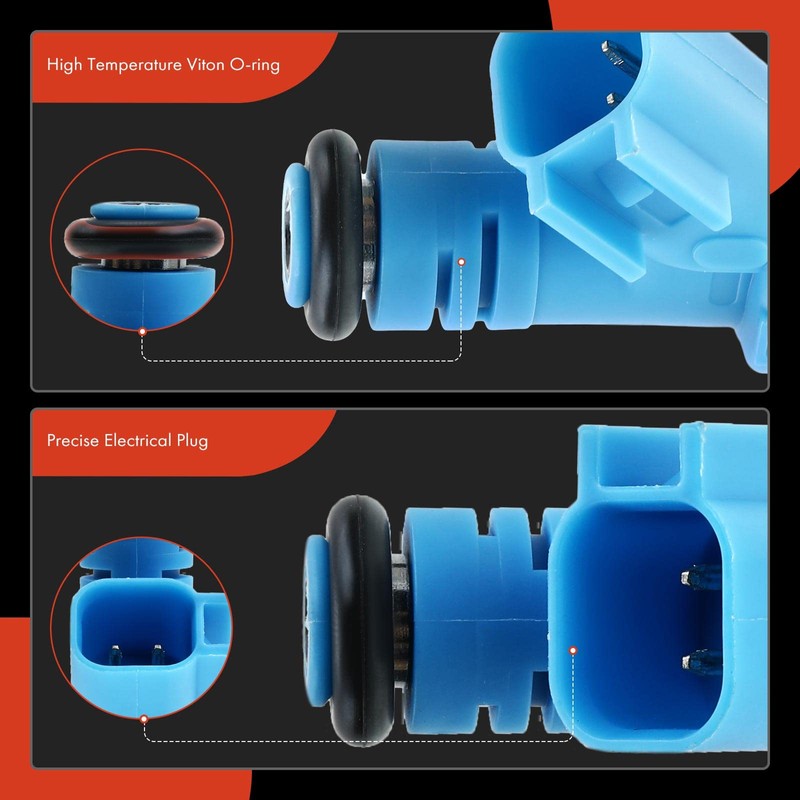 A-Premium Inyectores de combustible compatibles con Dodge Ram 1500 Jeep