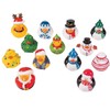 Christmas Rubber Ducky Assortment - Bulk Set of 50 Ducks